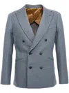 Maurizio Miri Double-breasted Blazer In Blue