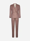 MAURIZIO MIRI WOOL-BLEND DOUBLE-BREASTED SUIT