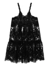 Maurizio Mykonos Corded-lace Midi Dress