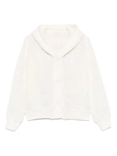 Maurizio Mykonos Corded Lace-trim Jacket In Neutrals