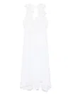 Maurizio Mykonos Lace-detail Maxi Dress