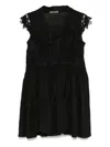 Maurizio Mykonos Lace-detail Mini Dress