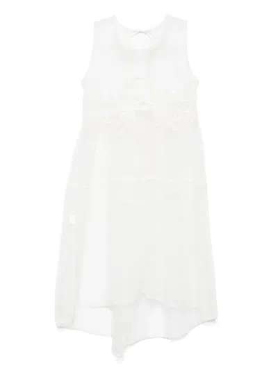 Maurizio Mykonos Semi-sheer Midi Dress