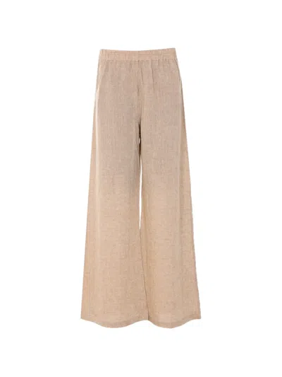 Maurizio Pecoraro Elasticated-waistband Palazzo Pants In Neutral