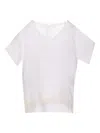 Maurizio Pecoraro Embroidered Lace-trimmed T-shirt In White