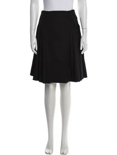 Pre-owned Maurizio Pecoraro Midi Length Skirt In Black