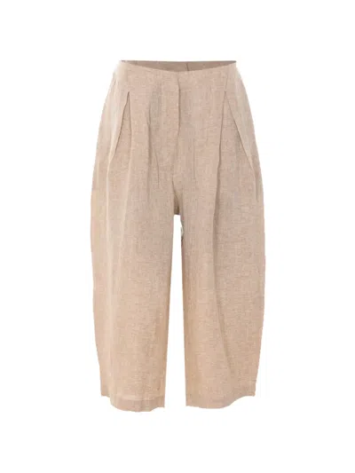 Maurizio Pecoraro Pleated Elasticated-waist Trousers In Multi