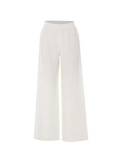 Maurizio Pecoraro Wide-leg Cropped Trousers In White