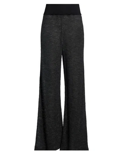 Maurizio Woman Pants Charcoal Size M Virgin Wool, Viscose, Elastane In Gray