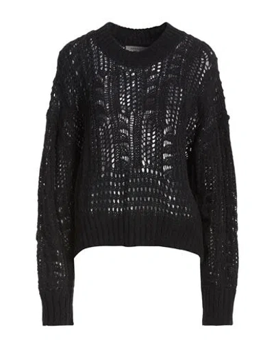Maurizio Woman Sweater Black Size M Alpaca Wool, Polyester, Virgin Wool, Polyamide