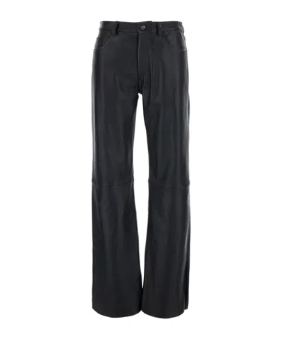 Mauro Grifoni Casual Trousers With Belt Loops In Black