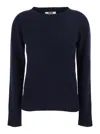 Mauro Grifoni Crewneck Sweater In Blue