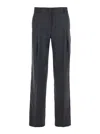 Mauro Grifoni Grey Pants With Belt Loops In Wool Woman In Gray