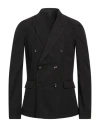 Mauro Grifoni Man Suit Jacket Steel Grey Size 36 Cotton In Black