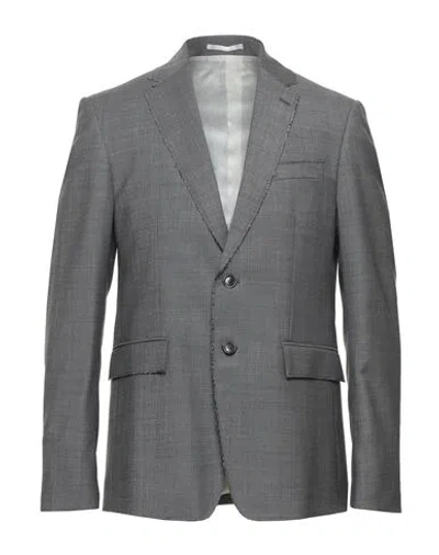 Mauro Grifoni Grifoni Man Blazer Grey Size 36 Virgin Wool, Elastane