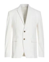 Mauro Grifoni Grifoni Man Blazer White Size 40 Cotton, Elastane