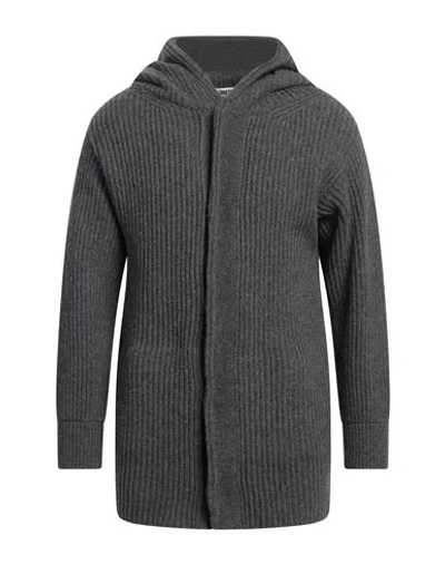 Mauro Grifoni Grifoni Man Cardigan Grey Size 40 Wool, Polyamide