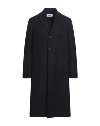 Mauro Grifoni Grifoni Man Coat Midnight Blue Size 42 Wool, Polyamide