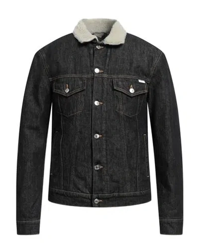 Mauro Grifoni Man Denim Outerwear Blue Size Xl Cotton