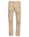 Mauro Grifoni Man Denim Pants Beige Size 30 Cotton In Beige