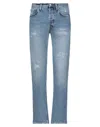 Mauro Grifoni Grifoni Man Denim Pants Blue Size 38 Cotton In Blue