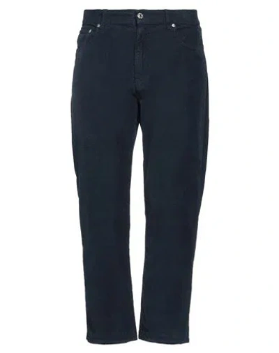 Mauro Grifoni Grifoni Man Pants Blue Size 30 Cotton, Elastane