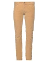 Mauro Grifoni Grifoni Man Pants Camel Size 38 Cotton, Elastane In Beige