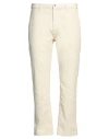 Mauro Grifoni Grifoni Man Pants Cream Size 38 Cotton, Elastane In White