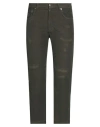 Mauro Grifoni Grifoni Man Pants Dark Green Size 35 Cotton, Elastane