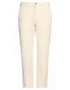 Mauro Grifoni Grifoni Man Pants Cream Size 38 Cotton, Elastane In White