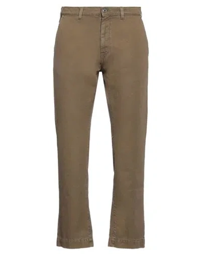 Mauro Grifoni Grifoni Man Pants Military Green Size 35 Cotton, Organic Cotton