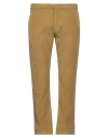 Mauro Grifoni Grifoni Man Pants Camel Size 38 Cotton, Elastane In Beige