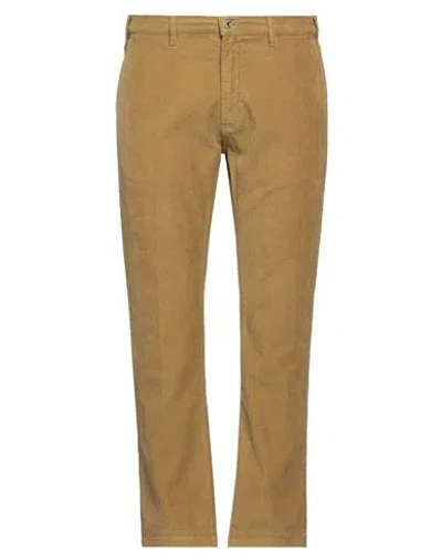 Mauro Grifoni Grifoni Man Pants Camel Size 38 Cotton, Elastane In Beige