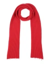 Mauro Grifoni Man Scarf Red Size - Virgin Wool In Red