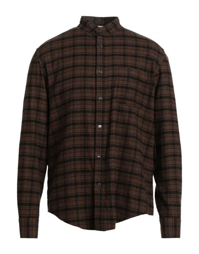 Mauro Grifoni Shirts In Brown