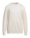 Mauro Grifoni Man Sweater Ivory Size 42 Virgin Wool In White