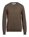 Mauro Grifoni Man Sweater Khaki Size 44 Virgin Wool In Beige
