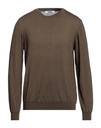 Mauro Grifoni Man Sweater Khaki Size 44 Virgin Wool In Beige