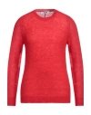 Mauro Grifoni Grifoni Man Sweater Red Size 42 Polyamide, Alpaca Wool, Mohair Wool In Red