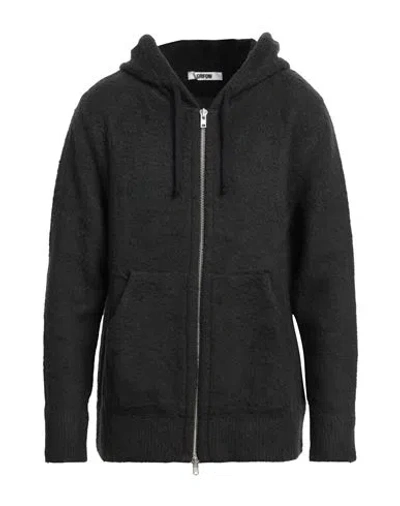 Mauro Grifoni Grifoni Man Sweatshirt Black Size 42 Cotton, Polyamide, Elastane