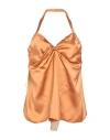Mauro Grifoni Grifoni Woman Bodysuit Mandarin Size 8 Viscose In Mandarin