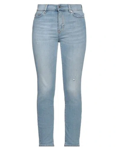 Mauro Grifoni Grifoni Woman Jeans Blue Size 32 Cotton, Elastane