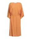 Mauro Grifoni Midi Dresses In Orange