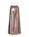 Mauro Grifoni Midi Dresses In Brown
