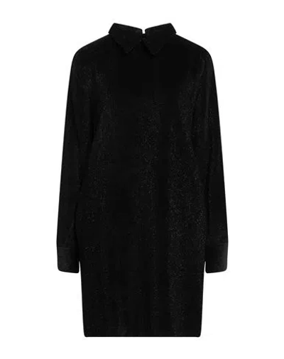 Mauro Grifoni Grifoni Woman Mini Dress Black Size 10 Viscose, Polyester, Polyamide