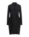 Mauro Grifoni Grifoni Woman Mini Dress Black Size 4 Acetate, Silk
