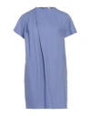 Mauro Grifoni Grifoni Woman Mini Dress Lilac Size 8 Virgin Wool, Elastane In Purple