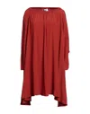 Mauro Grifoni Short Dresses In Red
