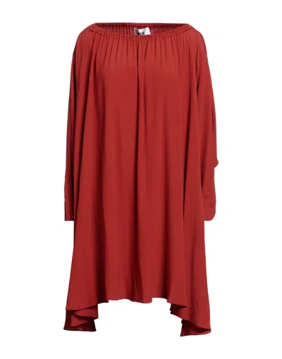 Mauro Grifoni Short Dresses In Red