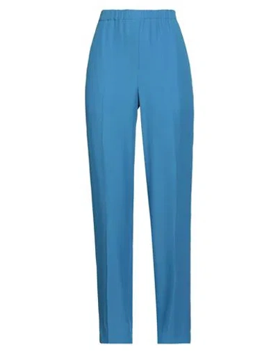 Mauro Grifoni Grifoni Woman Pants Azure Size 10 Acetate, Viscose In Blue